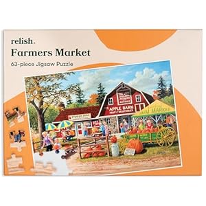 Relish ‘Farmers Market’ puzzel met 63 delen, ontworpen voor oudere mensen met dementie/Alzheimer’s