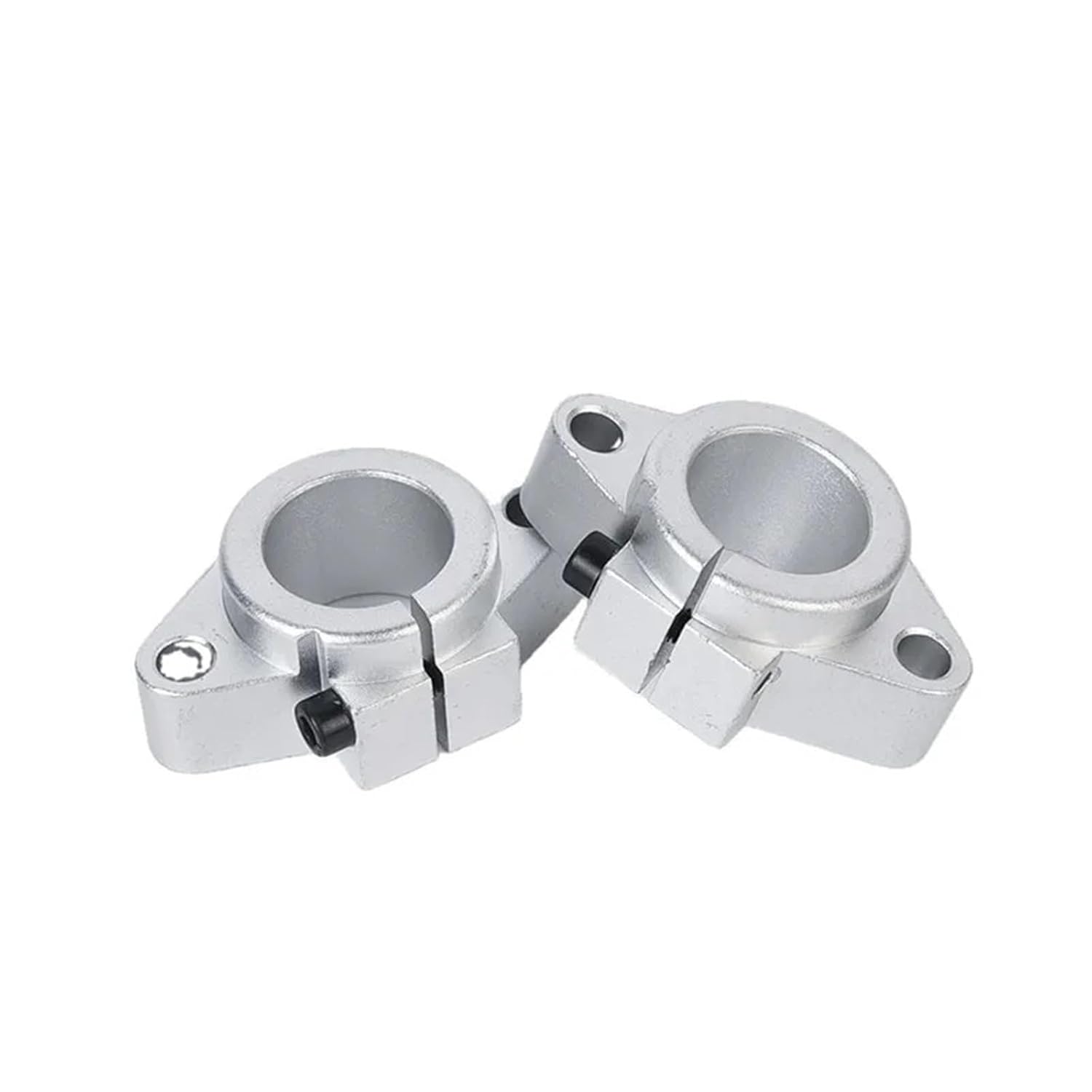 4PCS SHF8 SHF10 SHF12 SHF16 Aluminum Linear Rod Rail Shaft Support 8mm 10mm 12mm 16mm for CNC Router XYZ Table 3D Printer Parts(Shf35)