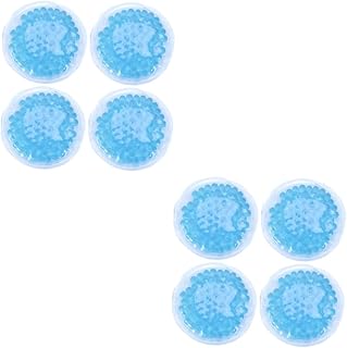 HEALLILY 8 Peças Pacotes De Gel Quente- Pacotes De Gel Reutilizáveis Pacotes De Gel De Pvc Pacotes De Gel Laváveis Conta De Gel Peito Quente Compressa Fria Cuidados Com Os Seios