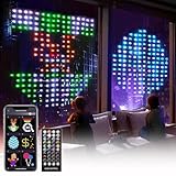 Avatar Controls Curtain Lights Year Round Lights, Programmable & Music-Sync Animated LED Curtain String Lights, 400 LED 6.2ft RGB Fairy Light APP Remote Control for Bedroom Wall Backdrop Yard Decor