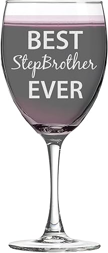 Miniatura 20 de Best Meme Ever - Vaso de vino con tallo de 10.5 onzas grabadas con láser, transparentes, sin plomo, grabadas a mano, para regalo, cristalería