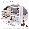 zhidiloveyou 4PCS Hanging Monkey Stuffed Animals Plush Cute Brown Monkey Toy for Kids, 27.6