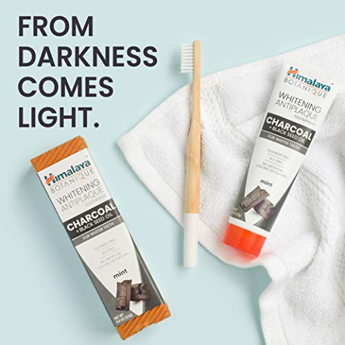Himalaya 605069064798 Botanique Whitening Antiplaque Toothpaste With Charcoal And Black Seed Oil thumb #3