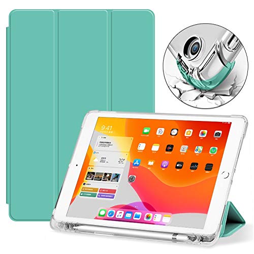 MOCA [Pencil Holder] Smart Case for 10.2 inch iPad 9th 8th 7th Generation 10.2" iPads 2021 2020 2019 Launch A2603 A2604 A2605 A2270 A2428 A2429 A2430 A2197 A2198 A2200 Flip Cover