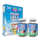 Poop Like a Champion 1 Cereal & 2 Gummy Bundle - Ultra High Fiber Cereal & Fiber Supplements, Low Carb, Keto Friendly Food | Enriched with Soluble Fiber, Insoluble Fiber & Psyllium Husk Powder