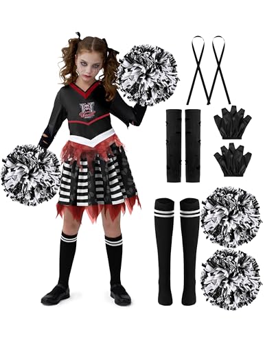 Disfraz de animadora zombie para niñas Spooktacular