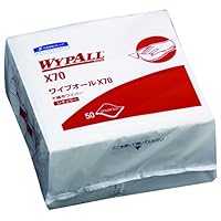 日本製紙クレシア ワイプオール X70 不織布ワイパー レギュラー 335×343mm 四つ折り (50枚入り) 60570