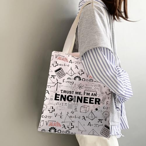 Bolso tipo tote divertido para ingenieros: 'Trust Me I'm An Engineer', para compras y regalo, diseño de humor tecnológico miniatura 2