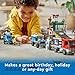LEGO City Police Chase 60317 Bank with Helicopter, Drone and 2 Truck Toys for Kids 7 Plus Years Old, 2022 Adventures Series Building Sets