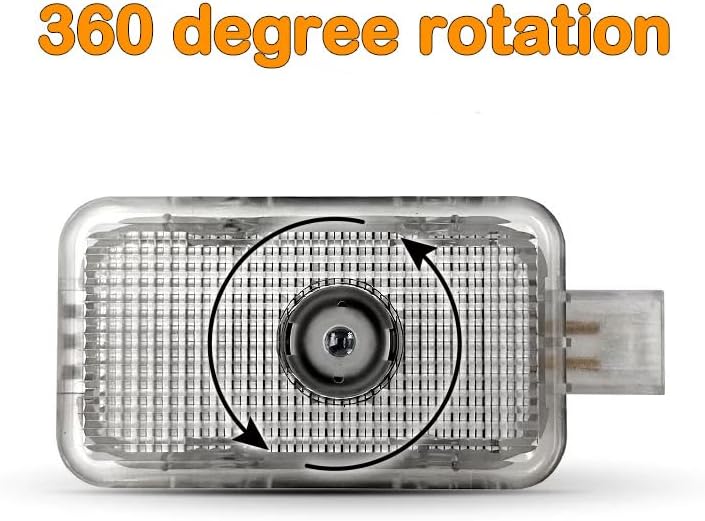 Step Led Puddle Door Lights, Ultra-Bright LED car Door Projector Light, Compatible with XV, BRZ, Tribeca, Outback, Forester, Legacy, Impreza, LED Lights for Automobiles, Pack of 1 Door Light image 4
