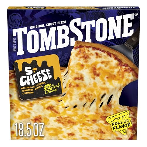 Tombstone Original Crust Pizza, 5 Cheese, Frozen Pizza