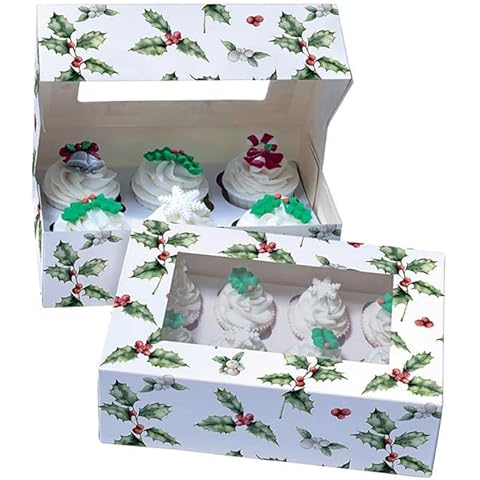 Baked with Love Christmas Cupcake Boxes Cover