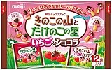 明治 きのこたけのこ袋　いちご&ショコラ 138gx12袋