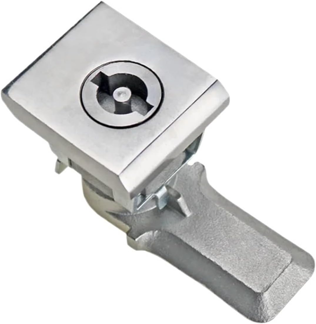 Square Tongue Lock S-Shaped Core Zinc Alloy Industrial Box 1Pcs