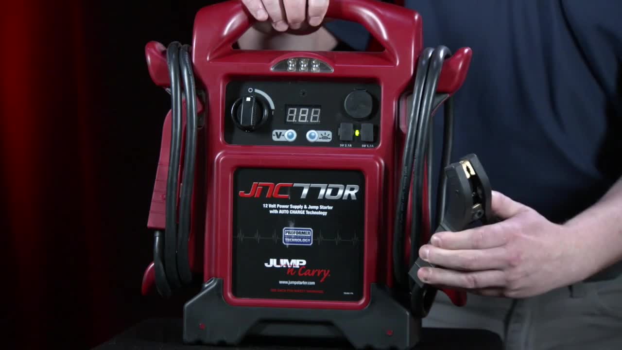 Clore Automotive Jump-N-Carry JNC770R 1700 Peak Amp Premium 12