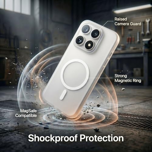 Image of amazon basics Luxury Paper Thin Case Cover for Moto Edge 60 Fusion 5G | Matte Finish | Compatible with magsafe | (White, Moto Edge 60 Fusion 5G)