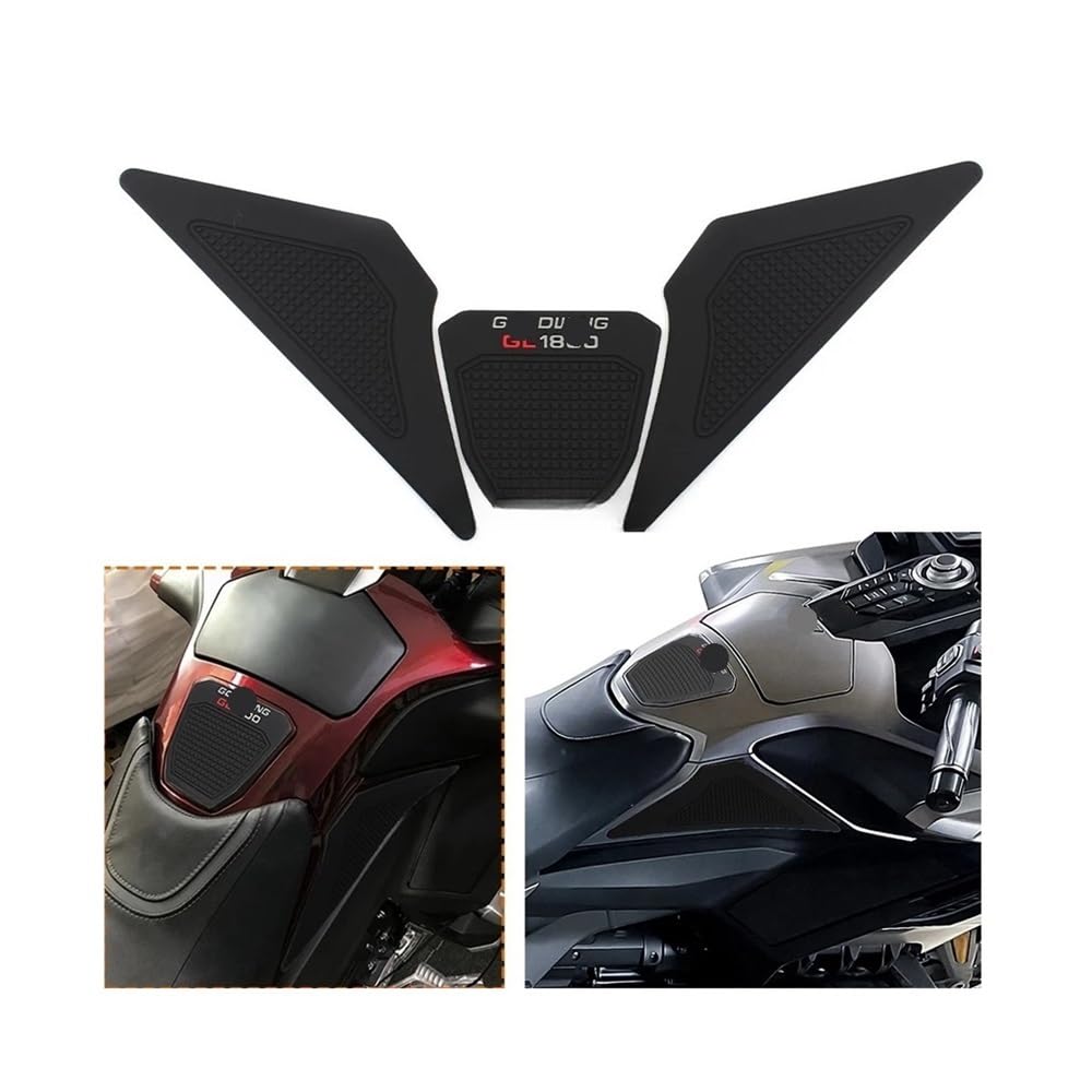 Protector de Depósito Moto para Go&ldWing 1800 GL 1800, Almohadilla Antideslizante Almohadillas De Tracción para Agarre De Rodilla Y Gas Lateral, Protector Adhesivo De Protección