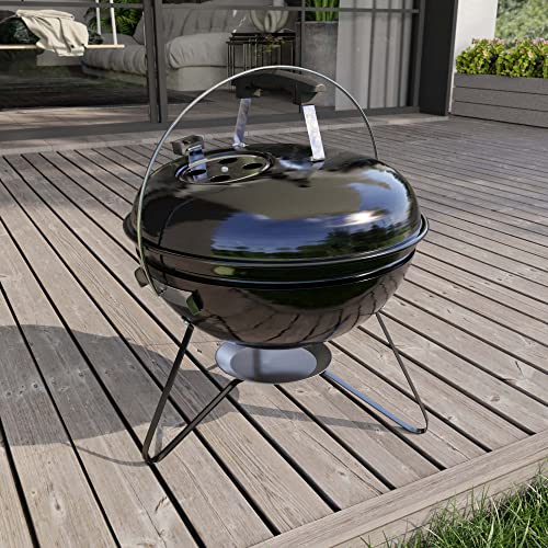 Garden Vida Kansas Barbecue sur pied pour jardin, pique-nique, fête, camping Noir Cover