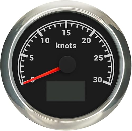 Miniatura 4 de ELING 3.346 in Truck UTV GPS Velocímetro Odómetro 0-60MPH Speedo Gauge con Tripmeter Course Over Ground 12V 24V con 8 colores retroiluminación