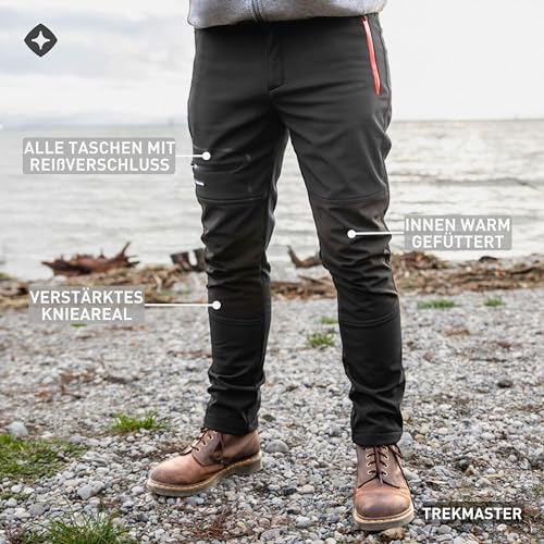 Höhenhorn Trekmaster Herren Wanderhose Schwarz Gr. M
