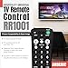 [2 Pack] Anderic RR1001 Simple TV Universal Remote - Works All Brands - Great for Hotels and Hospitality Rooms - Simple Universal Remote