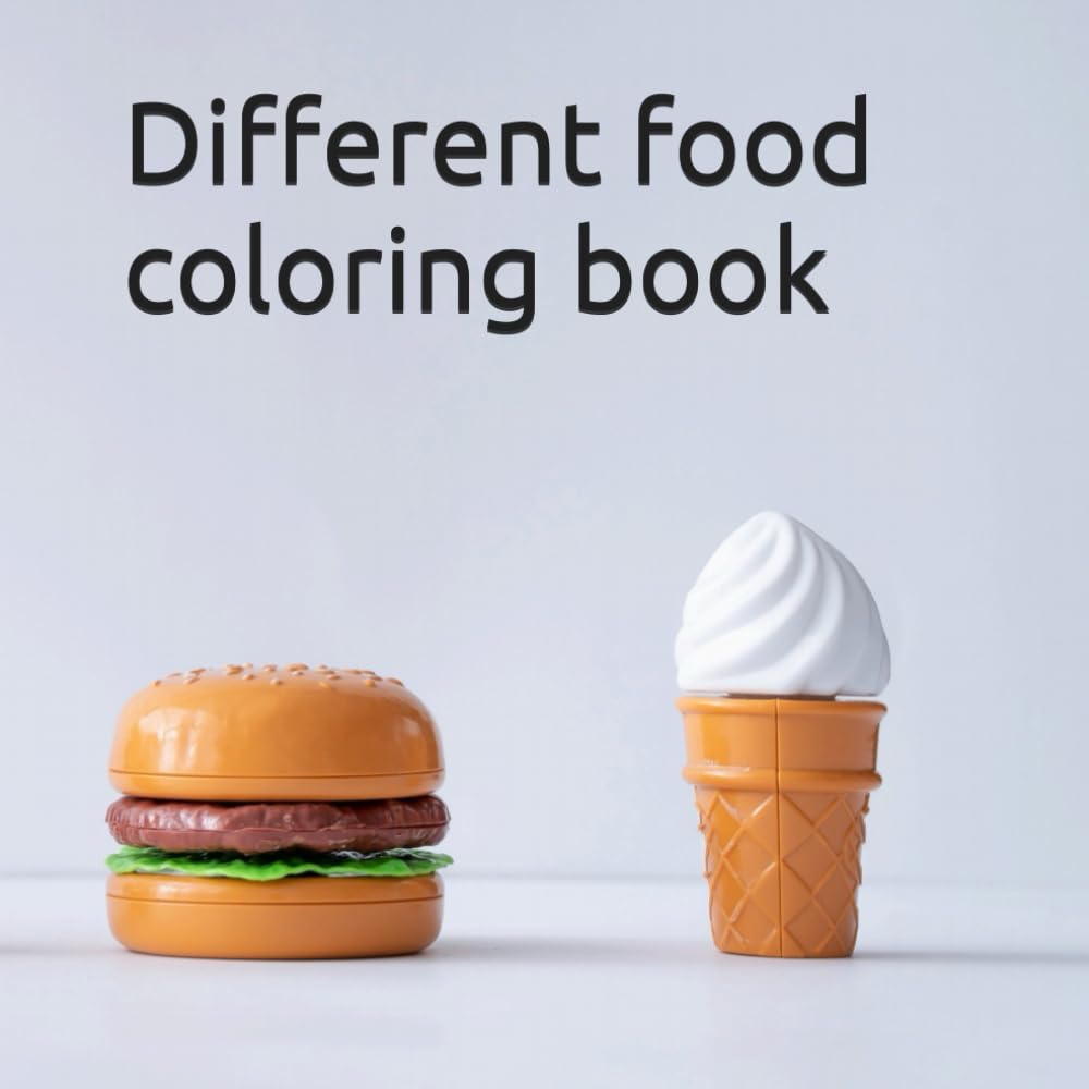 Different food coloring book (Color book)