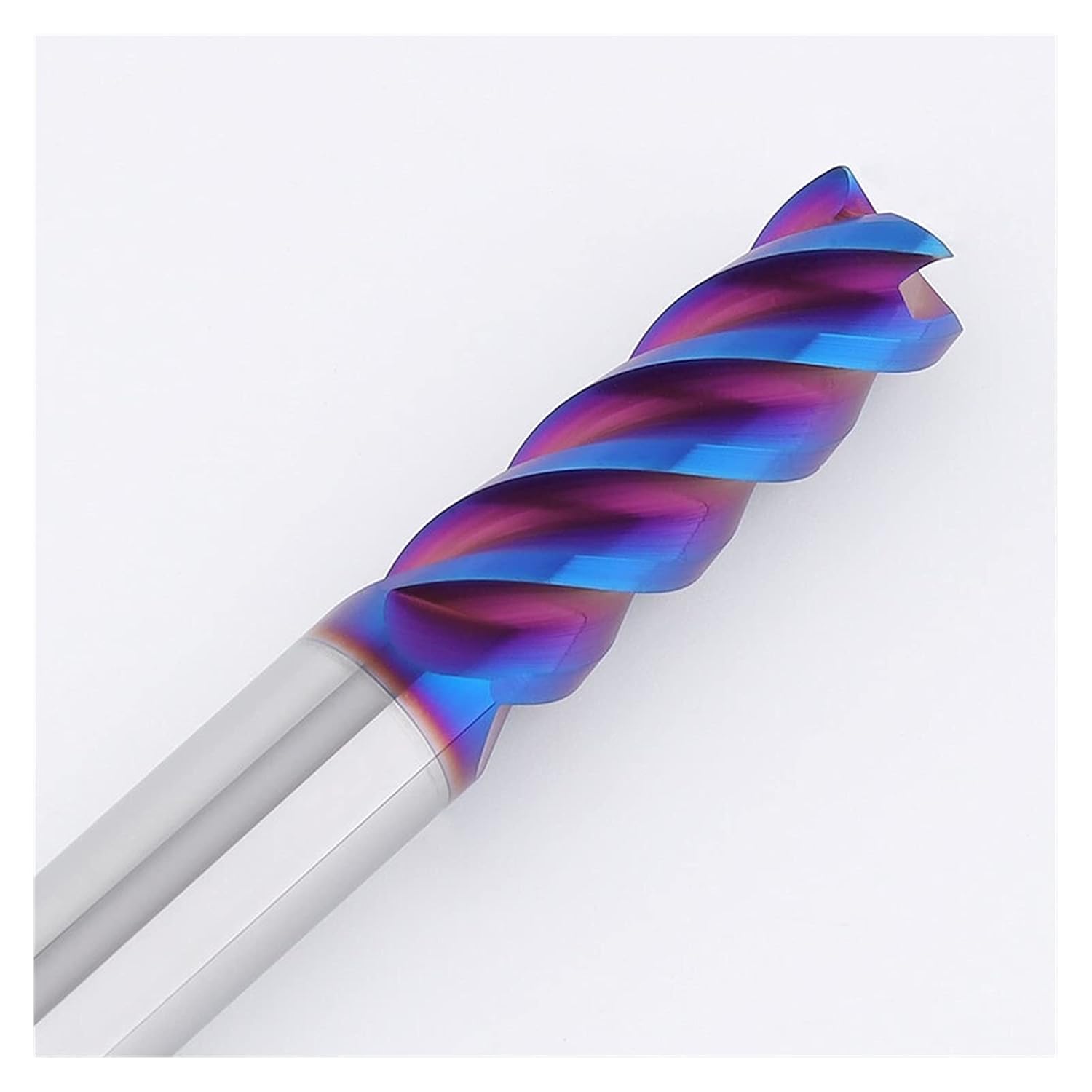 End Mill Cutter CNC Bits HRC65 Carbide 1 2 4 5 6 8 10 12mm 4Flutes Milling TiAIN Coated(D3XD3X50)