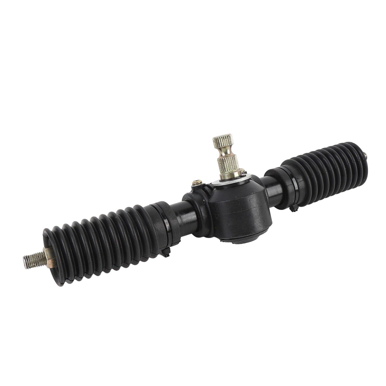 Power Steering Rack, Power Steering Gear Rack Pinion Assembly 30T 295mm Long with Rubber Bushing for Go Kart ATV UTV Quad