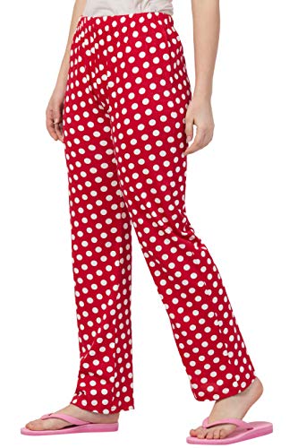 Image of Fflirtygo Womens Night Wear Cotton Pyjama /Women's Lounge Pants /Night Pants for Women Combo Pack (Prints and Colours May Vary)