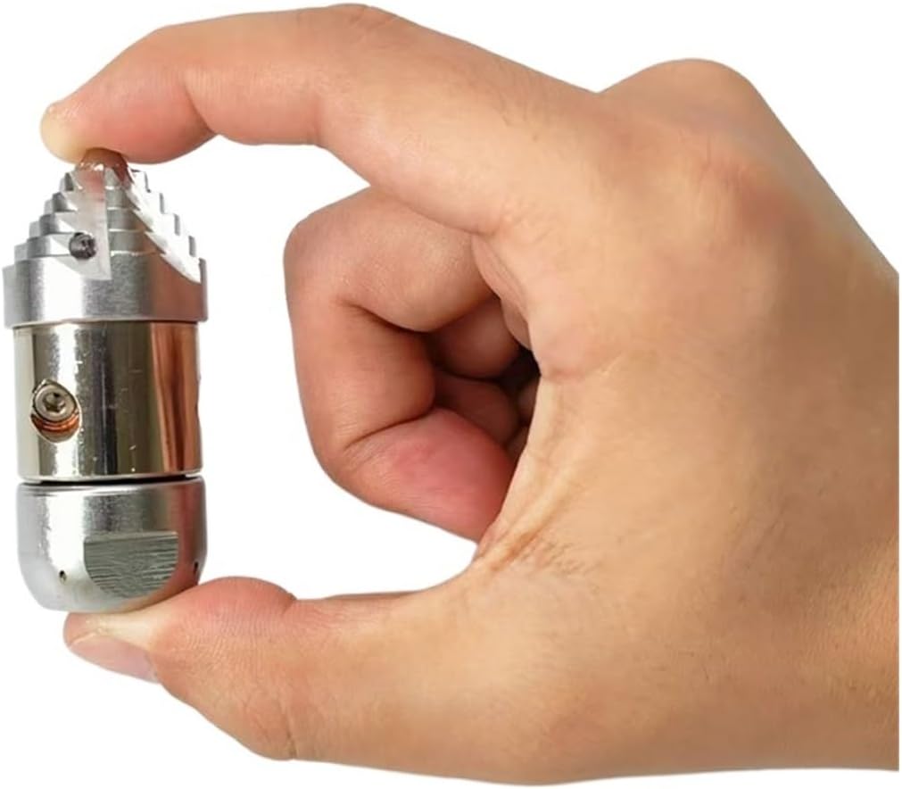 High-pressure Rotating Nozzle 3/8 Inner Thread 30L Sewage Cleaning Mouse Rotating Nozzle Oil Stain Cleaning Water Mouse Cleaning(3I8 female 15LPM)