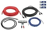 Hochwertiges Kabelset für anspruchsvollen Einbau und maximaler Stromfluss für optimale Performance.