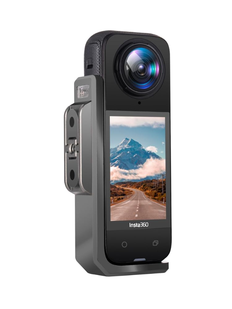 Amazon | MAXOLA Insta360 X4用横置きアルミ合金製ブラケットです 