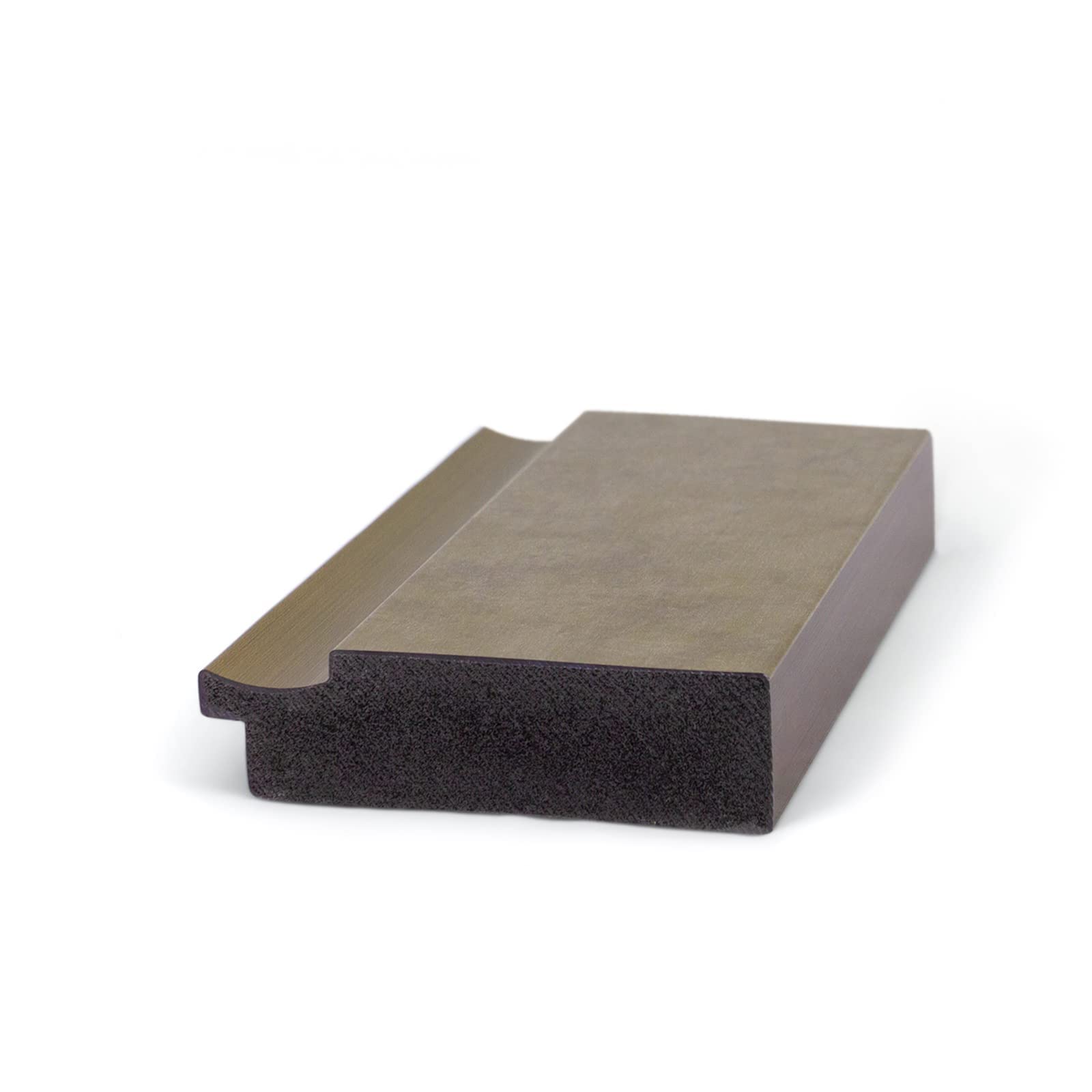 Frame My TV Deco TV Frames - Contemporary Bronze Smart Frame Compatible ONLY with Samsung The Frame TV (3”, Color Chip)