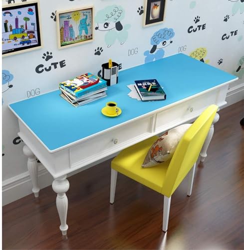 Image of ONETON Peel and Stick Sky Blue Matte Contact Paper Waterpoof Self Adhesive Decorative Wallpaper for Wall Kitchen Wallpaper for Bedroom (Sky BLU MATT WP, 24x80 inch)