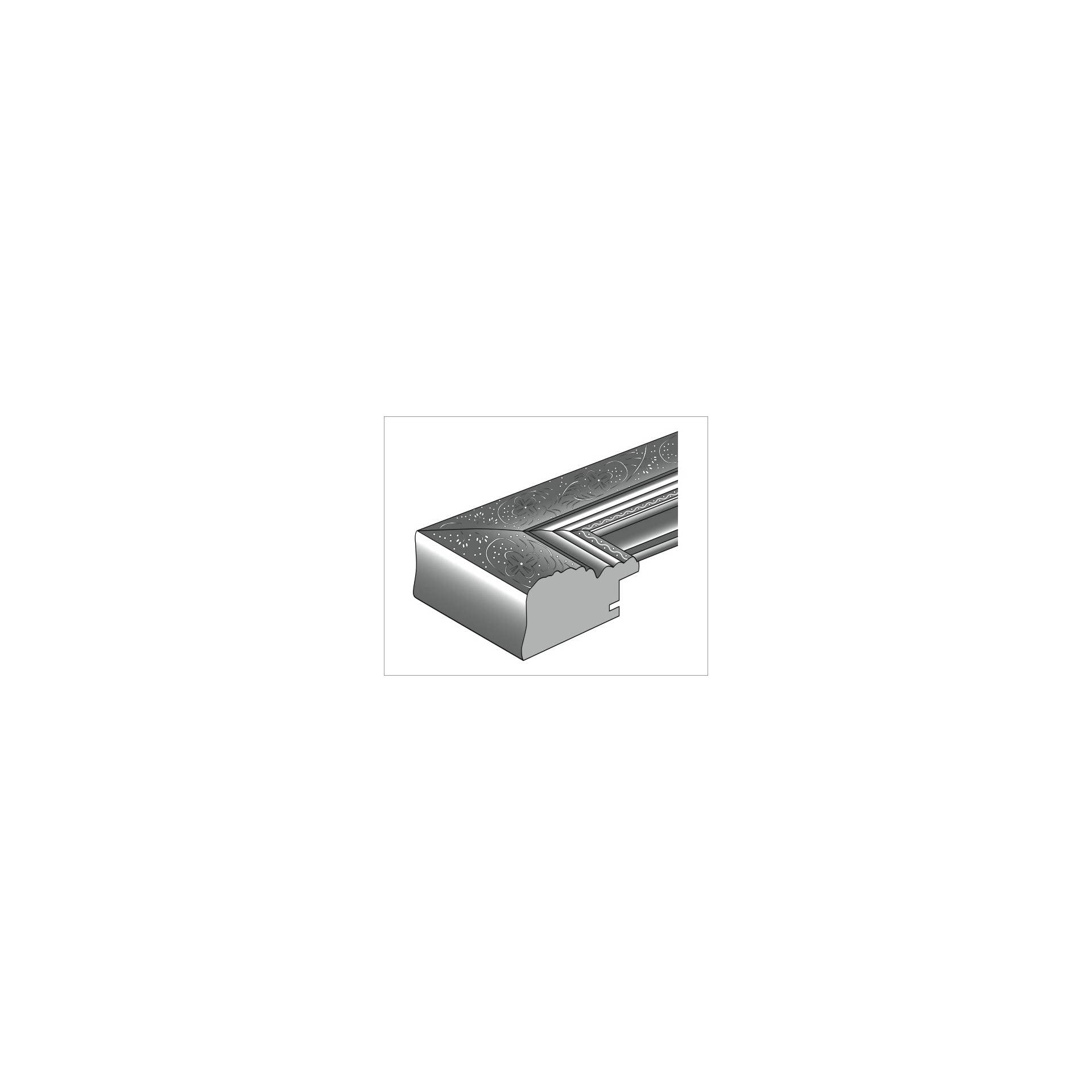 walther design ramka na zdjęcia antracyt 20 x 30 cm barokowa CR030D