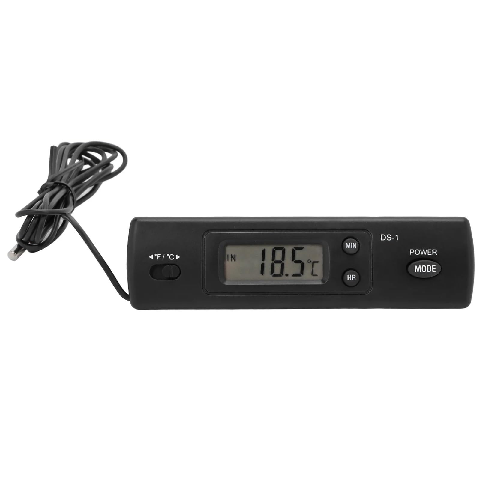 Reloj Digital de temperatura para coche, reloj electrónico multifuncional alta precisión para vehículo pieza de automóvil