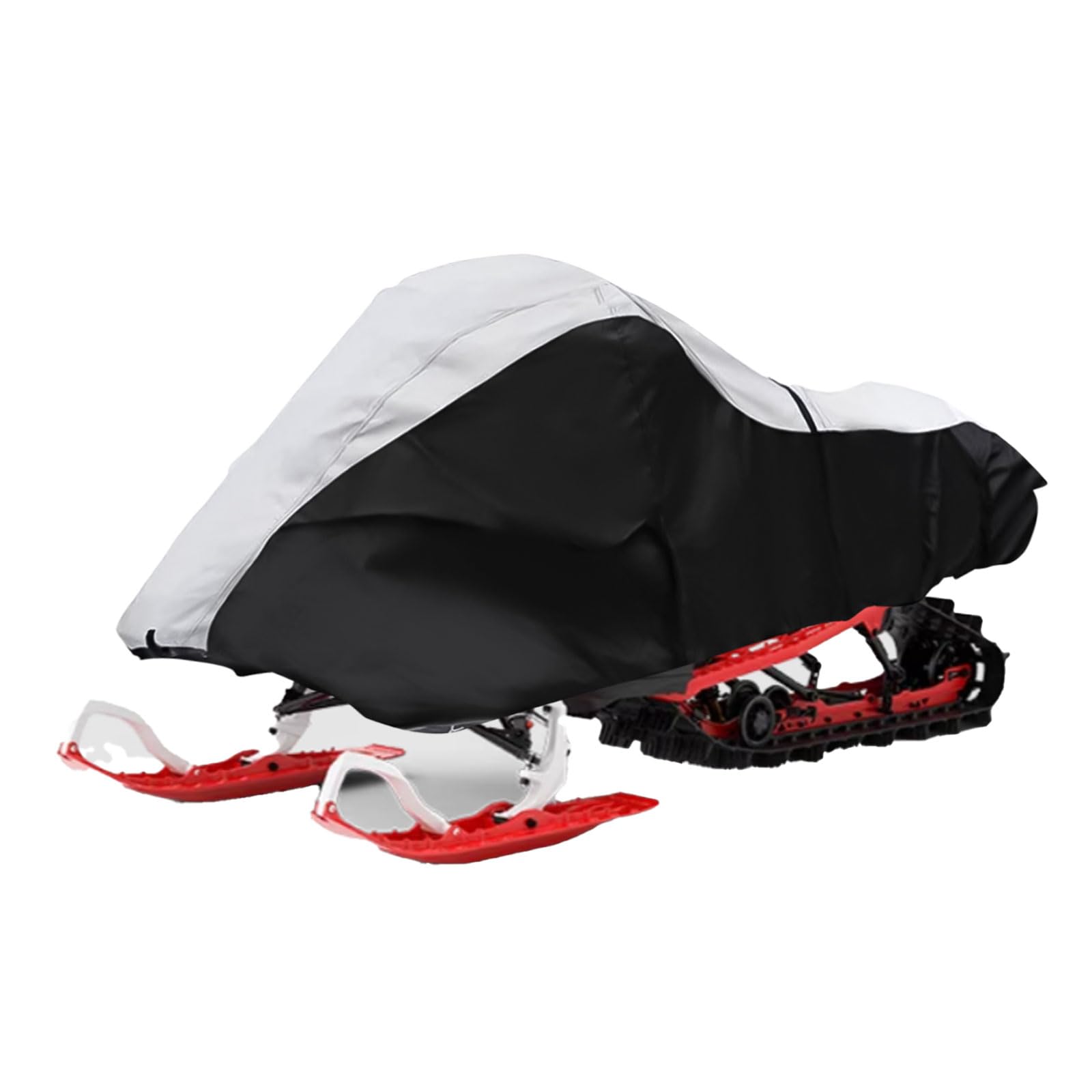 HSOKEW Snowmobile Cover, 420D Heavy Duty Waterproof/UV Protection, Universal Fit, 115