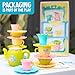 Educational Insights Teacup Pile-Up! Relay Game, Preschool Board Game, Easter Basket Stuffers for Kids, Gift for Kids Ages 4+