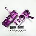 Front Axle Carriers Knuckle Arm for HPI Savage X XL 21 25 SS 4.6 5.9 Flux 85048 2pcs Aluminum Purple