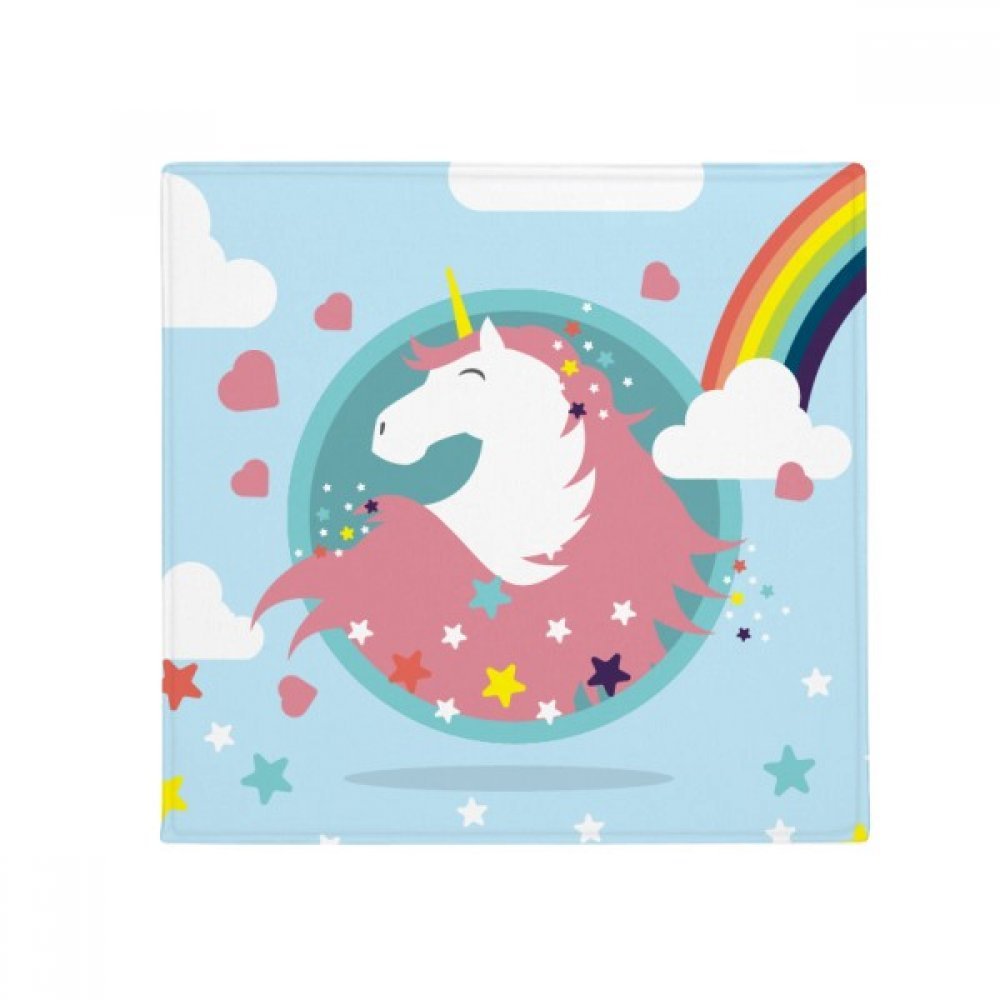 Cadeau tapis de sol 80 cm arc-en-ciel smile pour la maison
