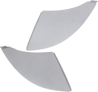 Go-Parts - Headlight Molding for Dodge Ram Promaster Van 2014-2022, Upper Bezel, Right (Passenger) and Left (Driver), Primed (Ready to Paint) Set Headlight Filler Replacement 1ZT62ZZZAA,1ZT61ZZZAA