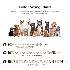 Handmade dog collar for small medium large dogswhite peach with pendant fall and winter fashions dog collarideal for girl dogs boy dogs large   cucciolini doodles
