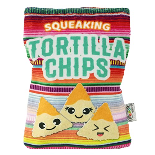 Image of Outward Hound Snack Bag Tortilla Chips Puzzle Squeaky Dog Toys
