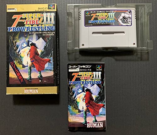 SFC スーパーファイヤープロレスリング３ ファイナルバウト 箱説明書付 スーパーファミコン スーパーファイアープロレスリングⅢのサムネイル