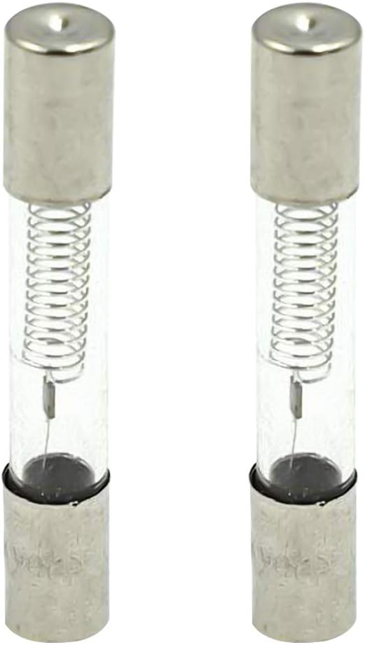 6 x 40mm Microwave Oven High Voltage Fuse Tubes 0.9A 5KV for Microwave Oven Replacement - (2 Pcs)