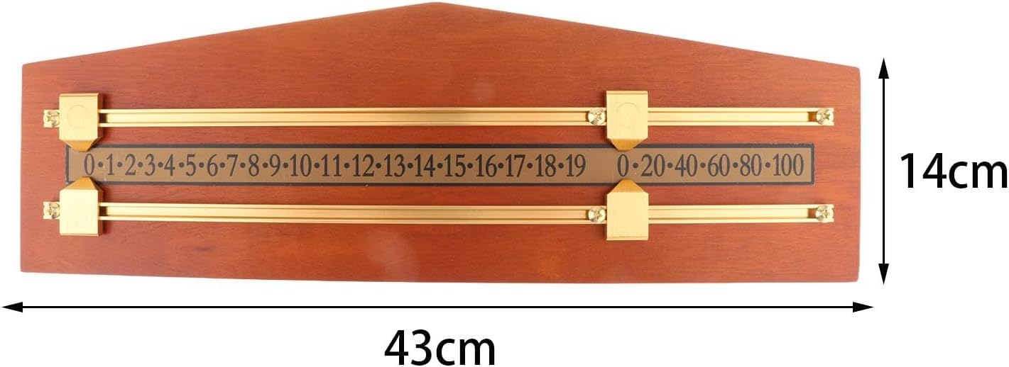 Colaxi Snooker Billiard Score Board,Shuffleboard Scoreboard Referee Gear Scorer Board,Wooden Snooker Score Keeper Snooker Scoreboard