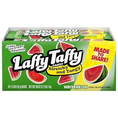 Laffy Taffy Stretchy and Tangy Watermelon Candy, 1.5 Ounce (Pack of 24) | Ya disponible en tu tienda friki favorita! En mundofriki.es! Laffy Taffy Stretchy and Tangy Watermelon Candy, 1.5 Ounce (Pack of 24) | Ya disponible en tu tienda friki favorita! En mundofriki.es!