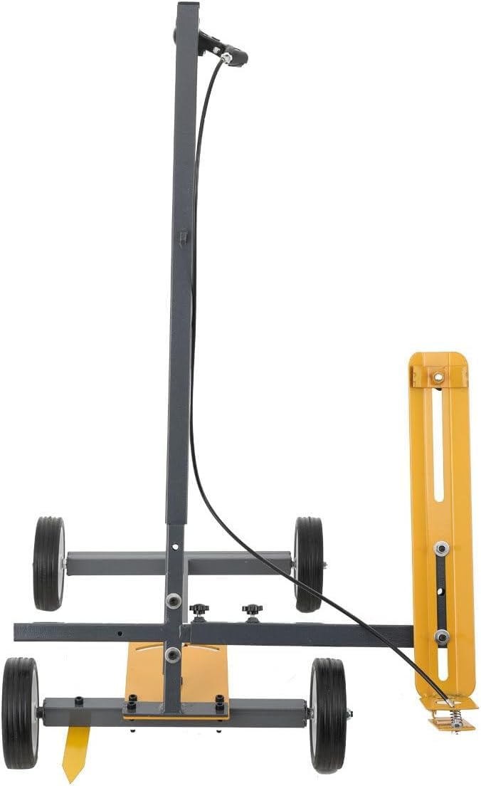 Traceur de Lignes pour parkings, Traceur de Lignes, réglable de 5 à 15 cm, Chariot métallique