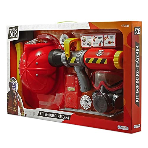 Kit Brincando De Ser Bombeiro M�scara De Oxig�nio Multikids - BR962