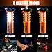 Emergency Car Flashlight with Seatbelt Cutter and Window Breaker, LED Work Light & Flash Beacon, Life-Saving Car Escape Tool for Roadside Safety (Orange)